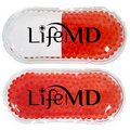 Red Pill Capsule Hot/ Cold Pack with Gel Beads